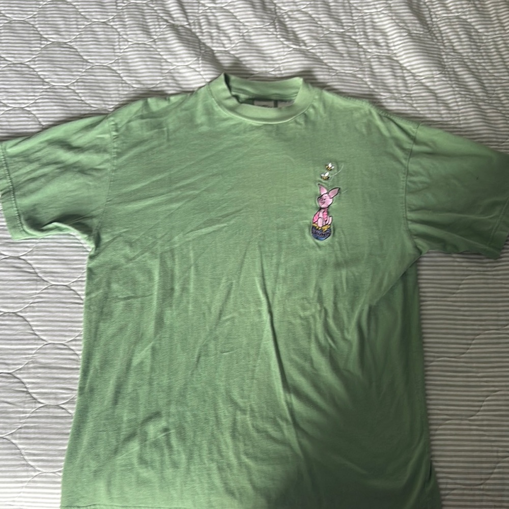 Disney Piglet Green Short Sleeve Tee